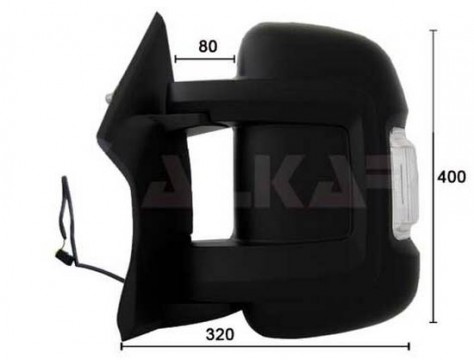 L.zpětné zrcátko Boxer Jumper Ducato 06-