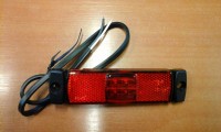 Obrysové světlo LED, červené