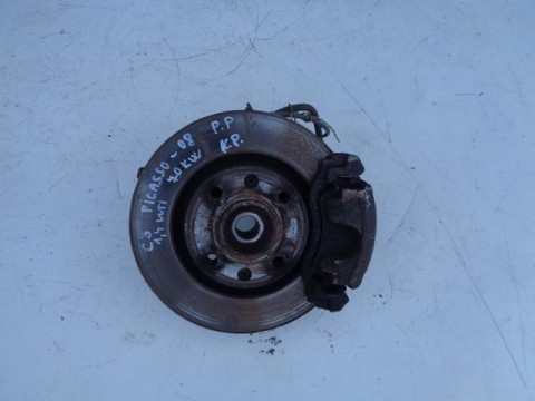 pravá přední otoč na citroen c3 picasso 1,4vvti, náboj kola,