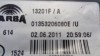 zadní levé světlo na fiat fiorino, 01353206080E