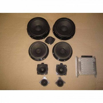 reproduktory - sada + zesilovač ŠKODA Yeti 5L0 lift  3T0035411J  5L0035411E  5C6035456