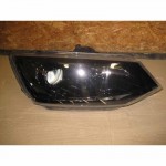 světlomet přední pravý - halogenový s čočkou LED ŠKODA Fabia III 6V0  6V1941016A