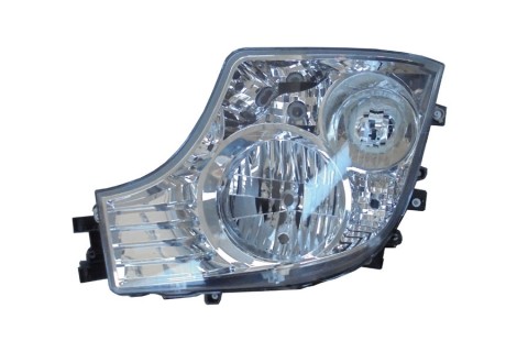 Hlavní světlomet MB Actros MP4, levá strana