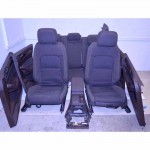 interiér - látka, přední sedadla vyhřívaná + panely sloupků VW Passat B8 3G0 sedan