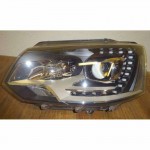světlomet přední levý - kompletní xenon LED VW Transporter T5 lift Multivan  7E5941015
