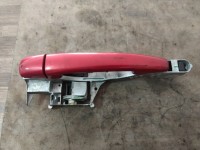 VNĚJŠÍ KLIKA PEUGEOT 207 LEVÁ ZADNÍ, ČERVENÁ