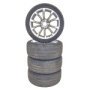 <strong>AUDI</strong> A5 8T0 lift <strong>sada</strong> kol s pneu 245/40 R18 <strong>8</strong>,5Jx18H2 ET29  8T0601025CA  8Z8 - 1x defekt