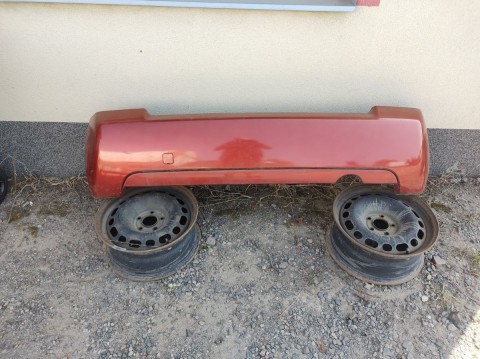 336. ZADNÍ NÁRAZNÍK CITROEN C2, OD-03, VÍNOVÝ