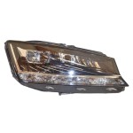 světlomet přední pravý - kompletní LED ŠKODA Fabia III 6V0 lift  6V1941016E - lehce poškr.