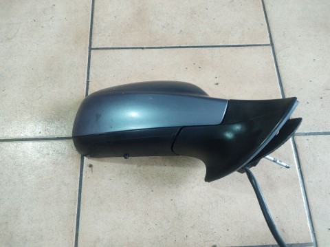 PRAVÉ EL. ZRCÁTKO, PEUGEOT 407, OD-04, ŠEDOMODRÉ