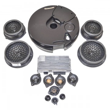 sada reproduktorů + zesilovač AUDI Q5 8R0 lift  8R0035382A  8T1035223A  8R0035415C
