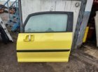 156. LEVÉ PŘEDNÍ DVEŘE PEUGEOT 1007, ŽLUTÉ, OD-05