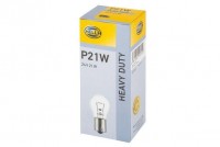 HELLA žárovka 24V/21W kulatá baňka P21W  BA15S