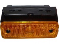 PROPLAST pozička oranžová, žárovka,95x30, úhlový držák, 12V/24V