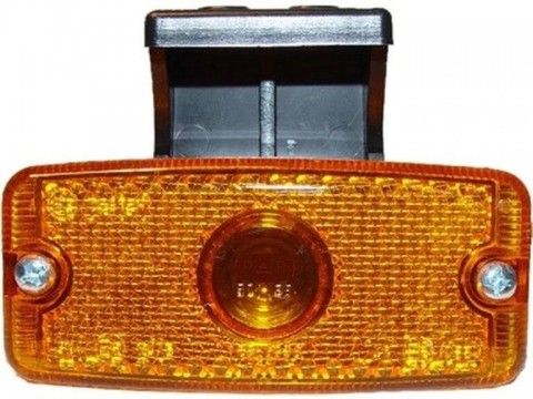 PROPLAST pozička oranžová, držák dopředu, 86x38,4x22,1mm, 12V/24V
