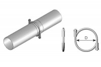 DINEX spona trubky výfuku 108-114mm IVECO,RVI