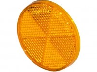 PROPLAST odrazka kulatá oranžová 60mm samolepící