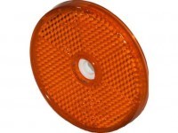 PROPLAST odrazka kulatá červ.60mm+otvor+samol