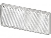 PROPLAST odrazka obdélník bílá 94x44mm samolep.