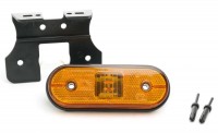 ASPÖCK pozička Unipoint LED oranžová s držákem oranž. 24V