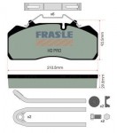 FRAS-LE desky brzdové SAF 19,5