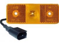 PROPLAST pozička MB LED+kabel 200mm,2-pól.zástrčka 24V/1W