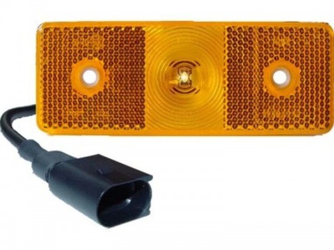 PROPLAST pozička MB LED+kabel 200mm,2-pól.zástrčka 24V/1W
