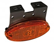 ASPÖCK pozička Flatpoint II. oranž.LED 24V držák