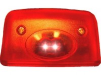 PROPLAST výměnný kryt na SPZ LED červený
