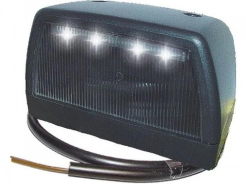 PROPLAST osvětlení SPZ černé LED 24V