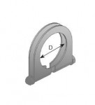 DINEX spona trubky výfuku MB 74-77mm