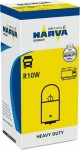 NARVA žárovka 24V/10W kulatá baňka, HD, R10W, BA15S