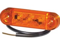 PROPLAST pozička LED oranžová, kabel 0,5m (3x LED)
