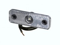 PROPLAST pozička bílá LED kabel 0,5M bez koncovky, 24V/0,8W