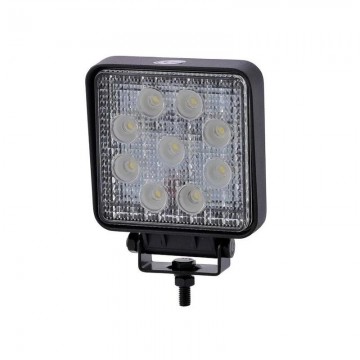 MARKWART světlomet pracovní 9x LED 2200lm, 9-32V, 27W, 110x135x62mm - hranatý