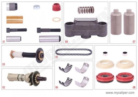 MYCALIPER OPS brzdového třmenu MB Axor - komplet
