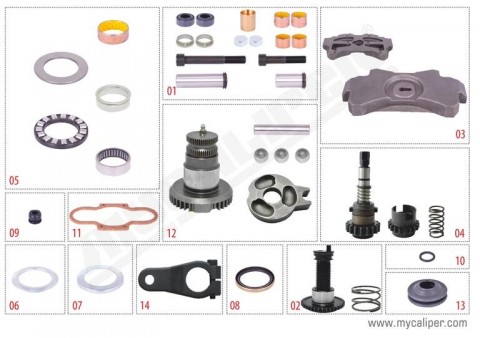 MYCALIPER OPS brzdového třmenu RVI P - komplet