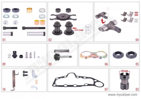 MYCALIPER OPS brzdového třmenu MAN P - komplet