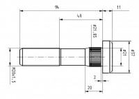 MARKWART šroub kola DAF 55 zad. M20x1,5/94