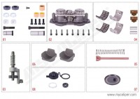 MYCALIPER OPS brzdového třmene MERITOR RVI 440