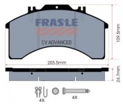 FRAS-LE desky brzdové IVECO E-cargo - standard