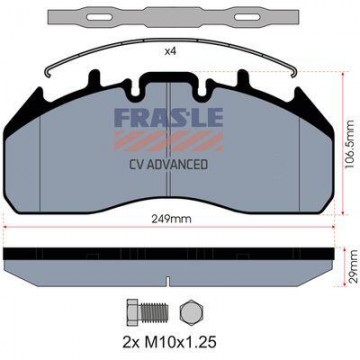 FRAS-LE desky brzdové VOLVO/RVI 22,5" - standard