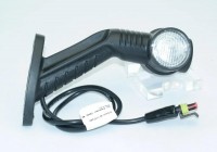 ASPÖCK tykadlo LED Superpoint III P, bílé, 0,5m kabel, 2 pin <strong>Schmitz</strong>