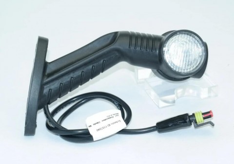 ASPÖCK tykadlo LED Superpoint III P, bílé, 0,5m kabel, 2 pin Schmitz