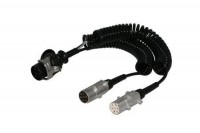 ERICH JÄGER adaptér 15/2x7 el.kabel EURO, kovové koncovky, zapojeno 13 žil