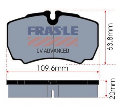 FRAS-LE desky brzdové IVECO Daily zadní - standard