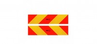 HICO tabule reflexní (RF) 565x132 tahač alu1mm