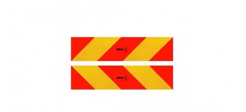 HICO tabule reflexní (RF) 565x132 tahač alu1mm