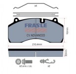 FRAS-LE desky brzdové RVI Midlum, VOLVO 06- - standard