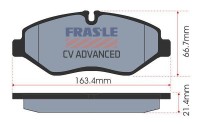 FRAS-LE desky brzdové IVECO Daily - standard (bez přís.)